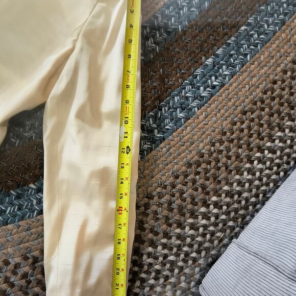 Dressy Cream/Yellow Coat - Picture 5 of 6